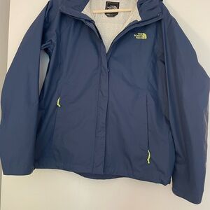 North Face raincoat - size M